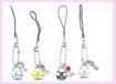Wholesale cell phone accessory - cell phone wrist strap with heart lock charm