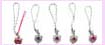 china import and export cell phone accessory - Assorted cell phone wrist strap with pendant charm