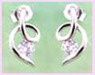 export in china fashion earring - trendy silver fashion earring