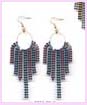 china canada trade fashion earring - trendy metallic dangle fashion earring
