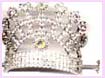 2006 china trade show hair accessory - rhinestone hair clip fashion accessory