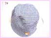 china wholesale fashion - blue checkered fashion hat