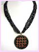 jewelry wholesale promotion - black and red multiple strand necklace available