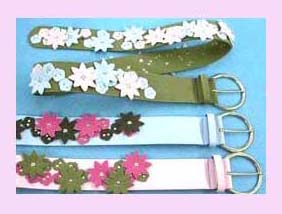 china export agent womens wholesale fashion belt - floral fashion leather belt