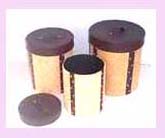Wholesale China Import - woven round decorative bamboo basket 