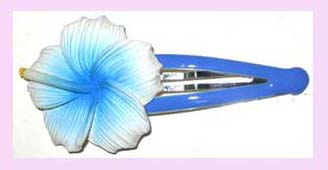 trade with china hair accessory - hibiscus flower hair clip fashion accessory              