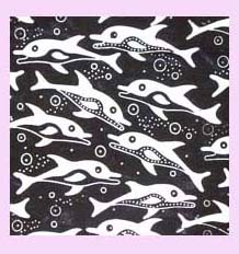 china home decor wholesale - Dolphins and Bubbles underwater sea pattern 