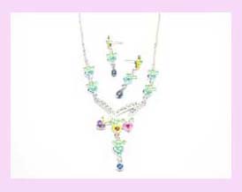 jewelry wholesaler in china - fashion design wholesale necklace and earring set