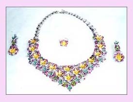 china wholesale costume jewelry - Desiger fashion earrings, necklace, and finger ring fashion accessories