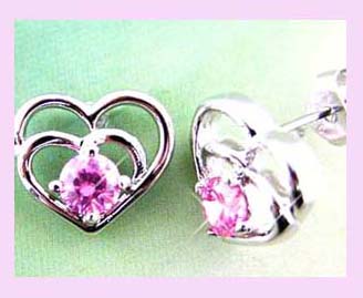 Fashion Earring - Heart in Heart fashion earring